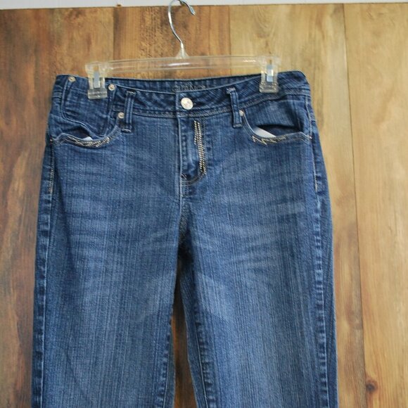 Gitano Vintage 90's Denim Wide Legs Flare Jeans Size 10 - Picture 4 of 7